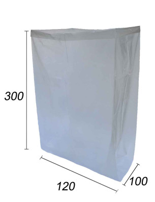 transparante kunststofhoes 70 µm 100 x 120 x 300
