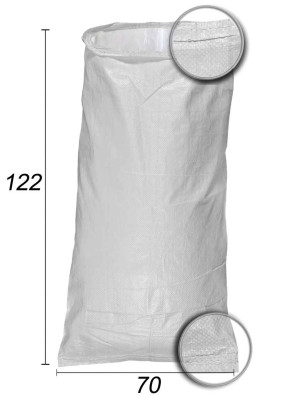 herbruikbare bulkzak met binnenvoering, afmetingen 70 x 122 cm - inhoud 90 liter