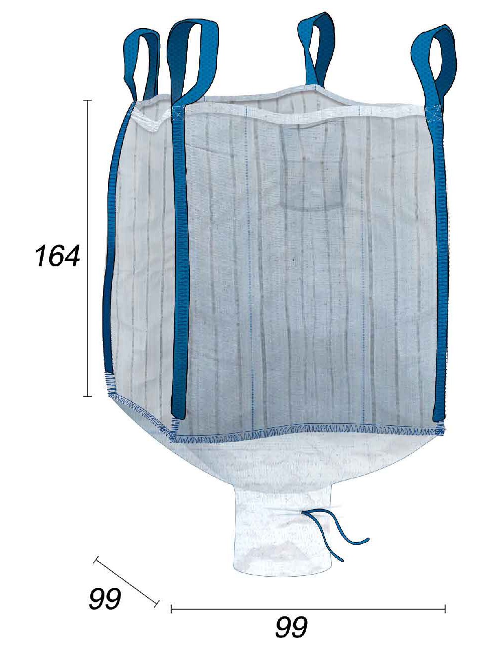 geventileerde bigbag boomschors en houtsnippers