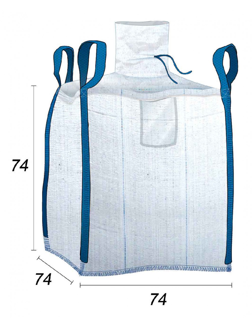 bigbag waterdichte naad lekvrij