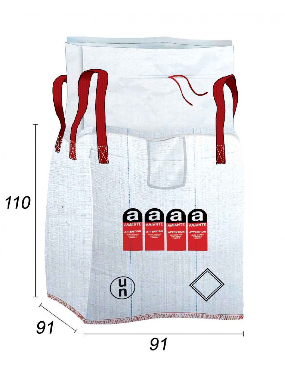 big bag asbest 1m3