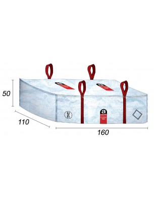 afvalinzamelzak voor asbesthoudende vezelcementplaten